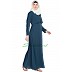 A line Cape abaya- Blue A line Cape abaya- Blue